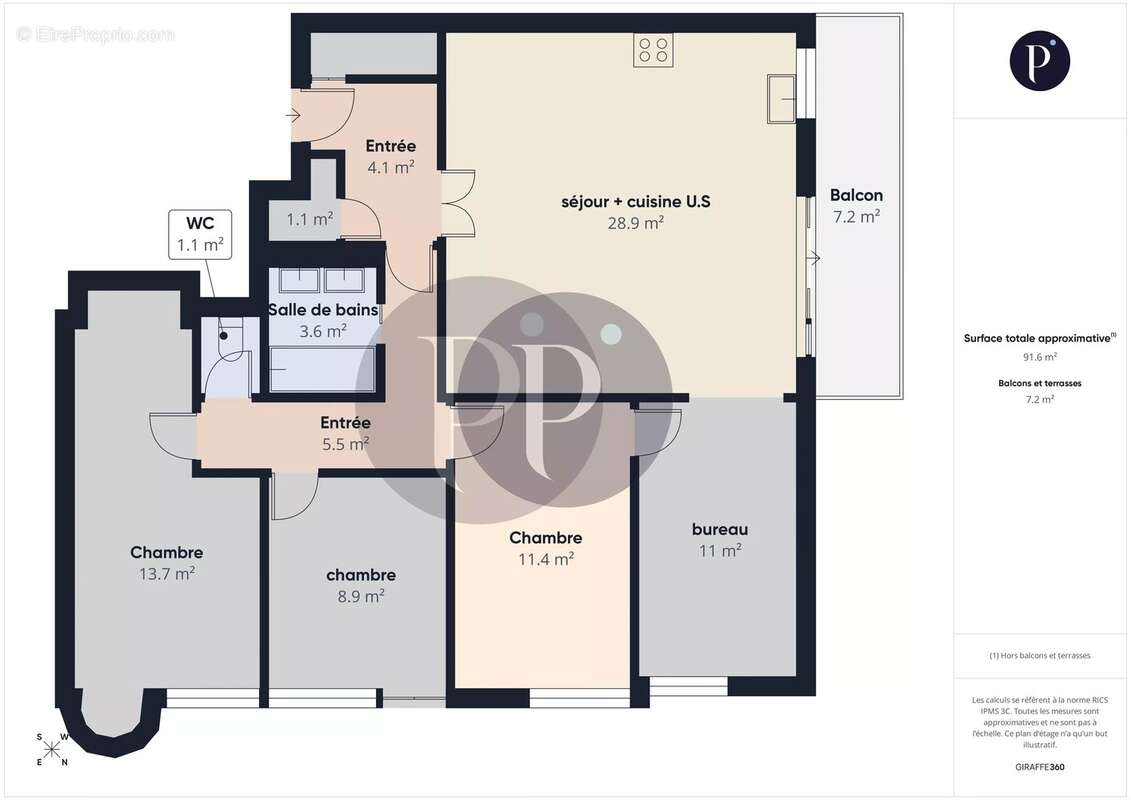 Appartement à VERRIERES-LE-BUISSON