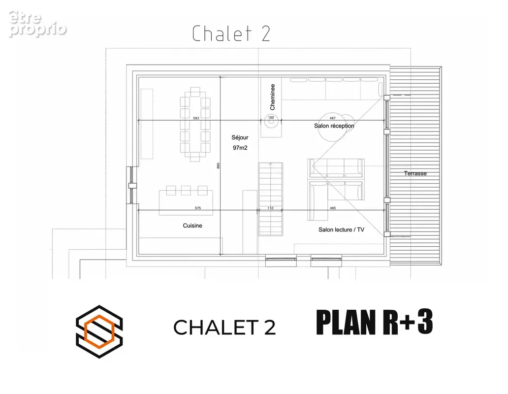 Chalet de prestige centre saint martin de belleville - photo 14