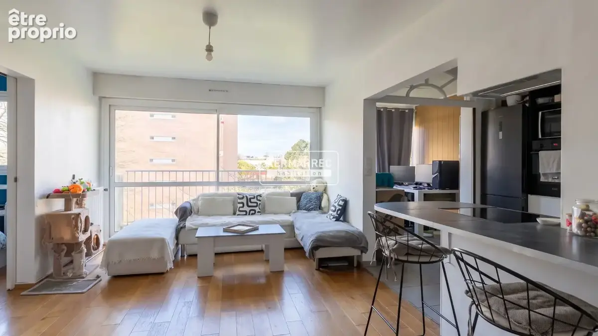 Saint herblain village expo - loyers annuels hc : 13 836  - t5 divise en deux appartements - photo 1