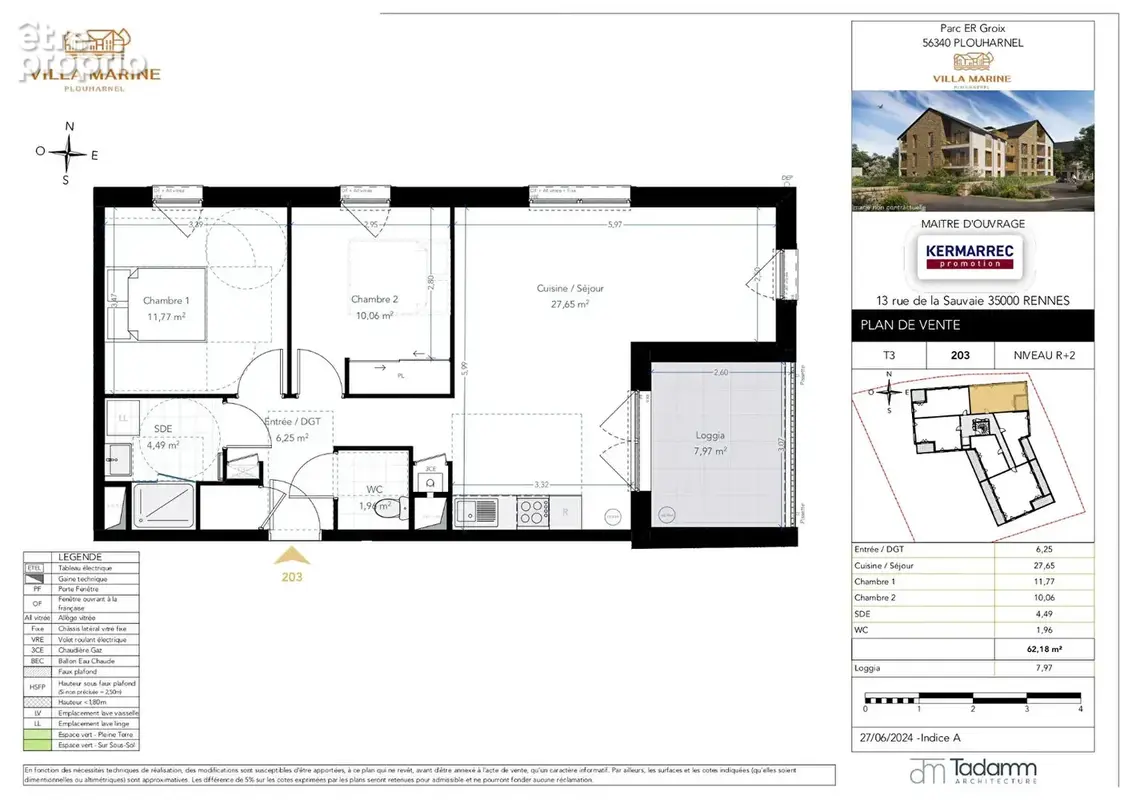 Appartement t3 - villa marine - photo 2