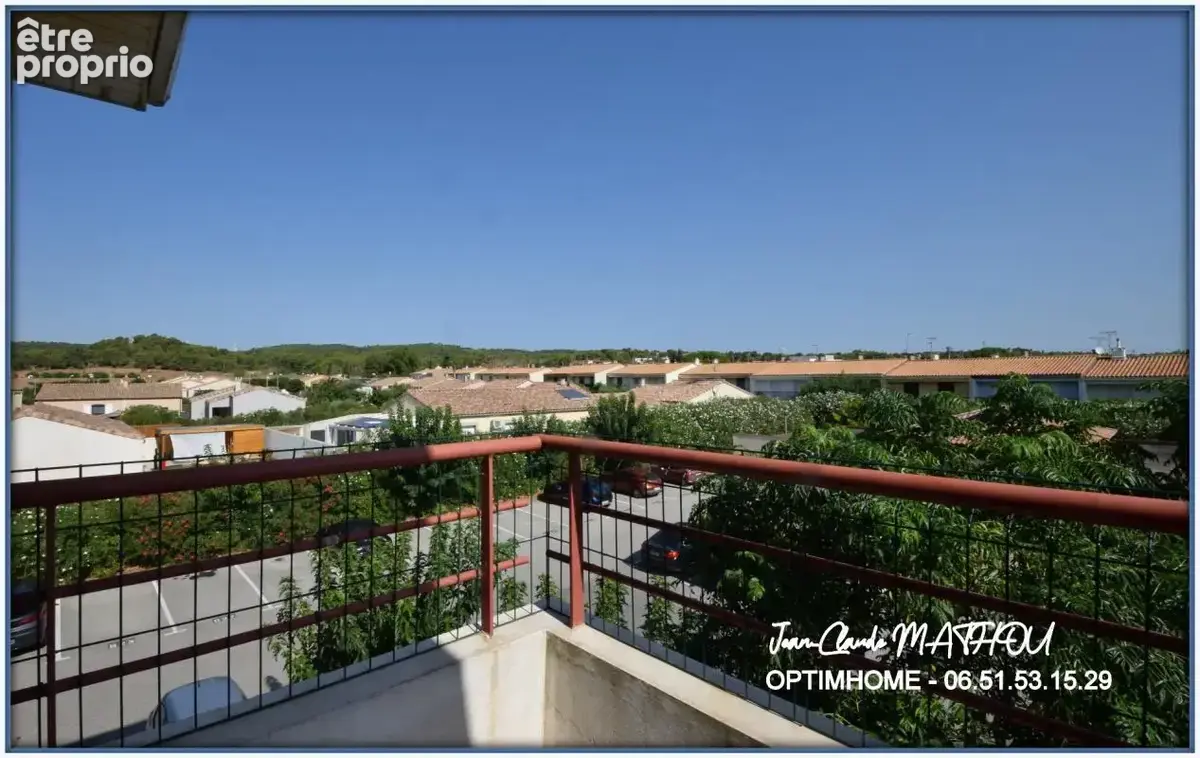 A vendre appartement T2 41 m² avec terrasse, vue campagne, 2 parkings et piscine - 11200 Lézignan-Corbières - photo 7