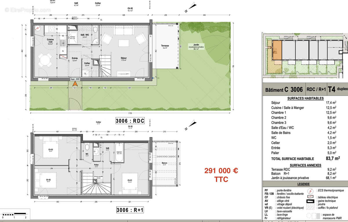 Appartement à LIT-ET-MIXE