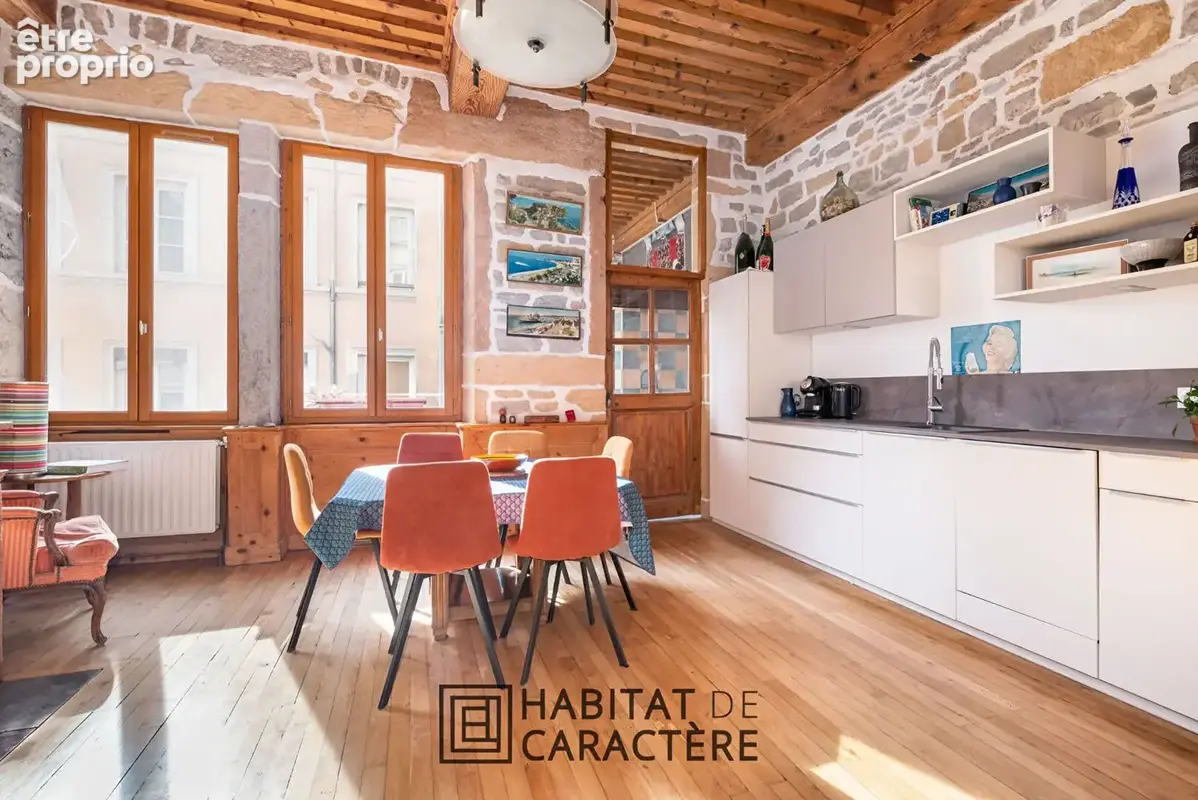 Lyon 1- Appartement familial en duplex . - photo 4