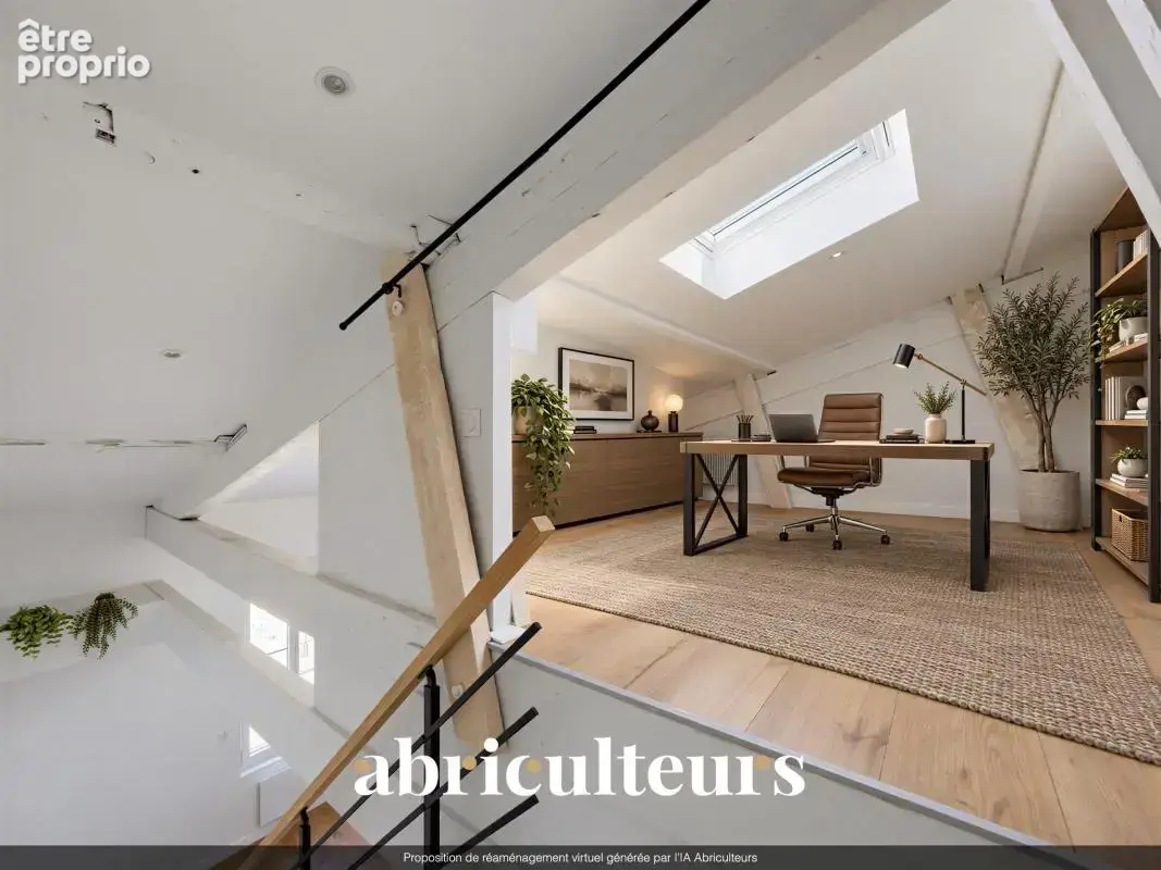 Appartement duplex lumineux grande hauteur sous plafond en vente à Bordeaux 33300 - photo 2