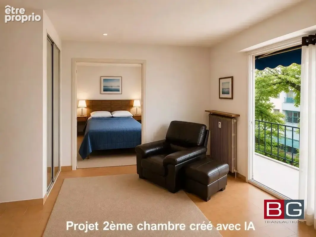 Appartement 2-3 pièces avec cave et parking - photo 6