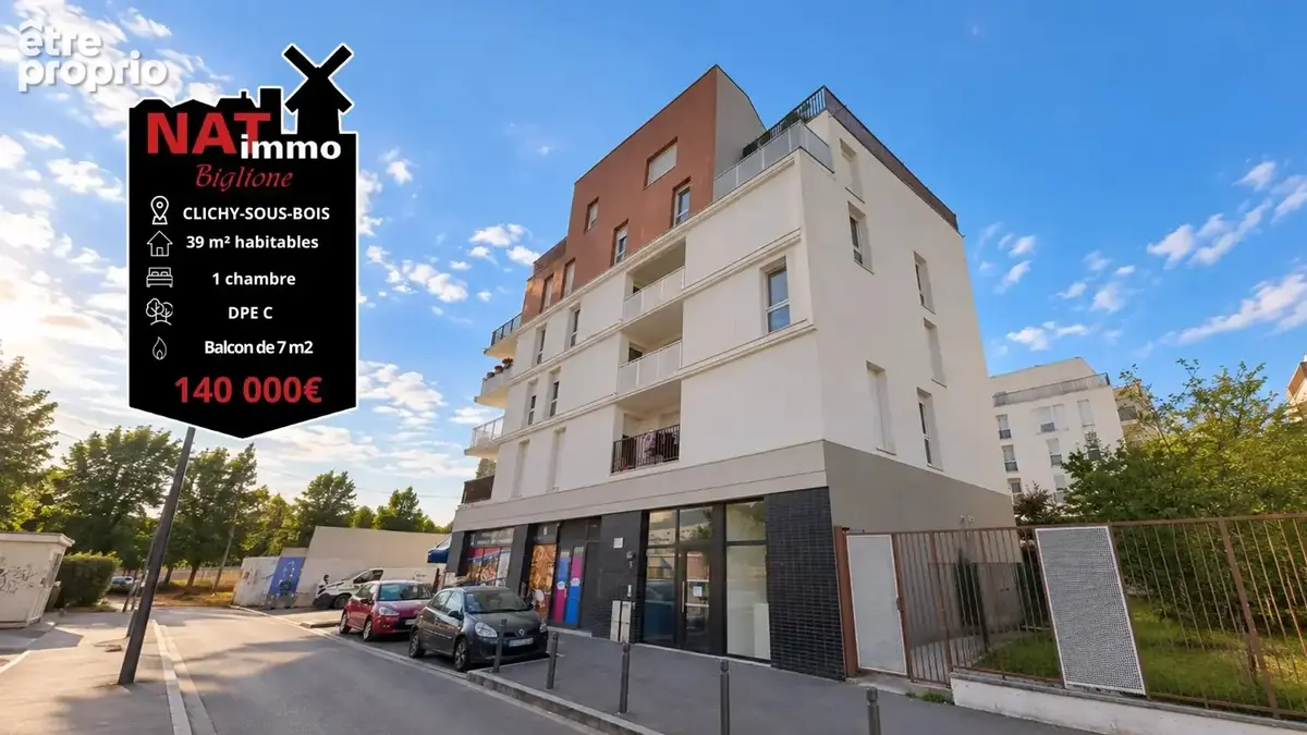 Photo Appartement à Clichy-Sous-Bois au prix de 140 000€