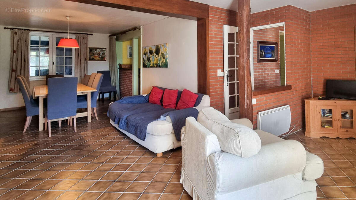 salon - Maison à LABECEDE-LAURAGAIS