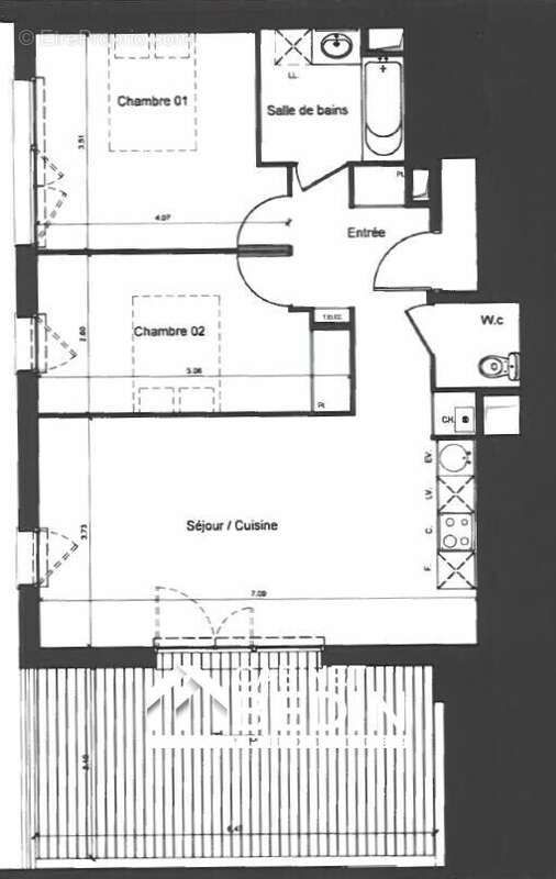 Appartement à SAINT-ORENS-DE-GAMEVILLE