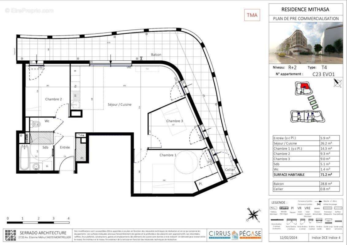 Appartement à CASTELNAU-LE-LEZ