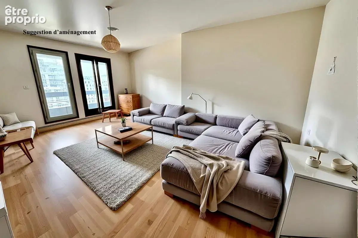 Suresnes centre-ville -  appartement 3 pièce(s) 74 m2 - ascenseur - terrasse - parking - cave - bus au pied de l'appartement - photo 3