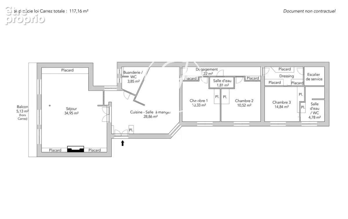 Paris 6e - SÈVRES-BABYLONE - Appartement - 5 pièces - 117,16m² Carrez - 3 chambres - Vues dégagées - photo 14