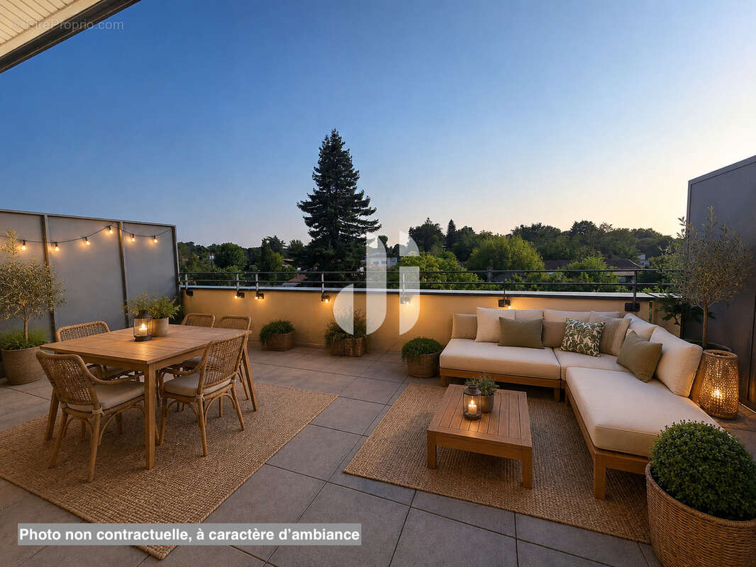 Appartement Gradignan 2 pièces 43.52 m2 grande terrasse de 32 m2 - photo 5
