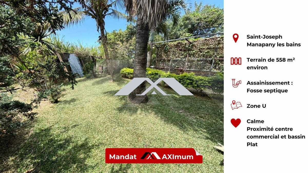 Terrain à SAINT-JOSEPH