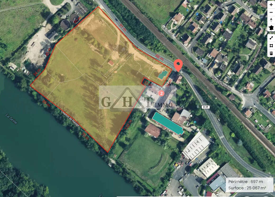 Terrain à VERNOU-LA-CELLE-SUR-SEINE