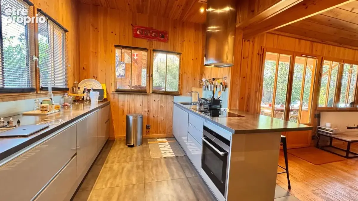 Villa bois de plain-pied avec piscine - photo 9