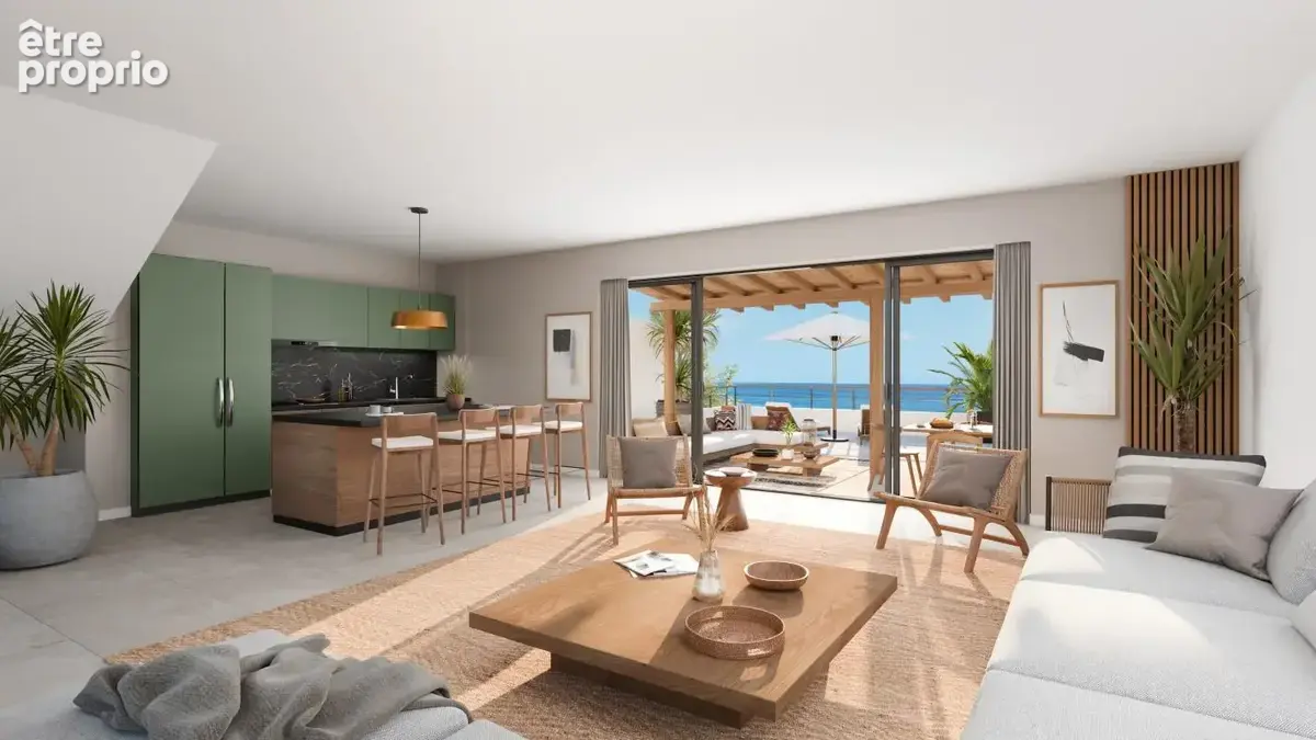 T2 neuf  vue ocean  saint-gilles-les-bains - photo 5