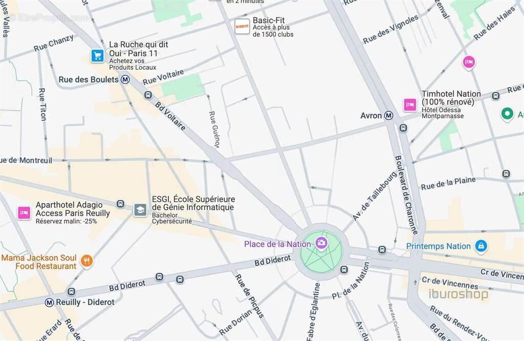 Commerce à PARIS-11E