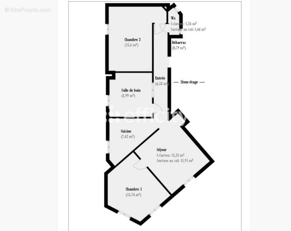 Appartement à ROMAINVILLE