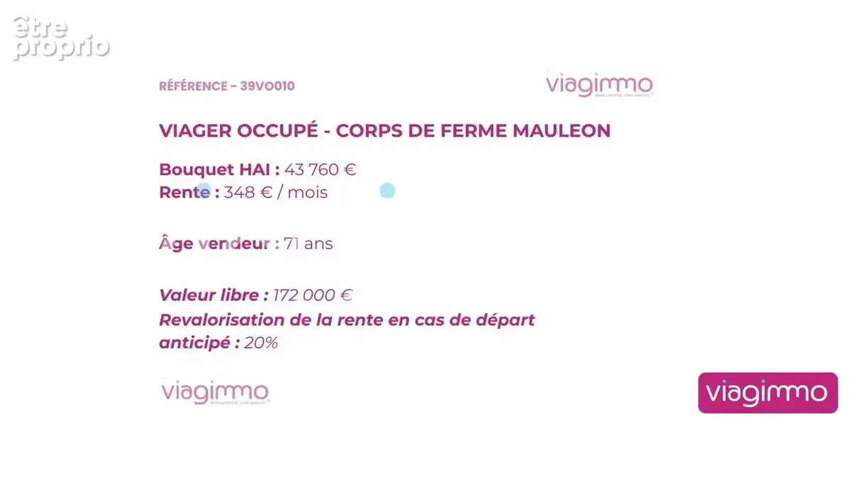VIAGER LIBRE MAULÉON Corps de ferme 138m² avec dépendances - photo 3