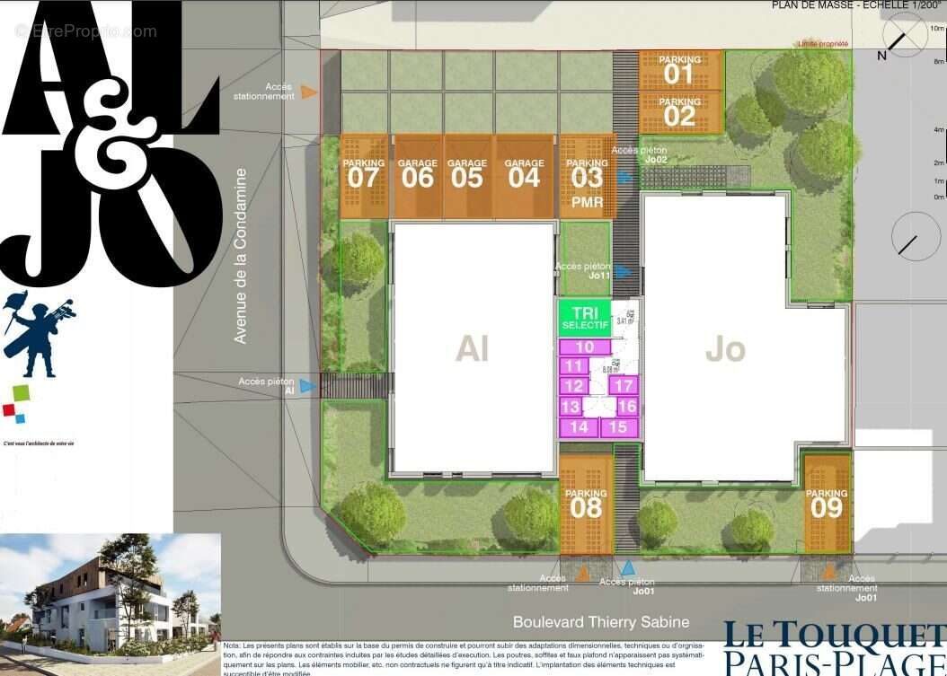 Appartement à LE TOUQUET-PARIS-PLAGE