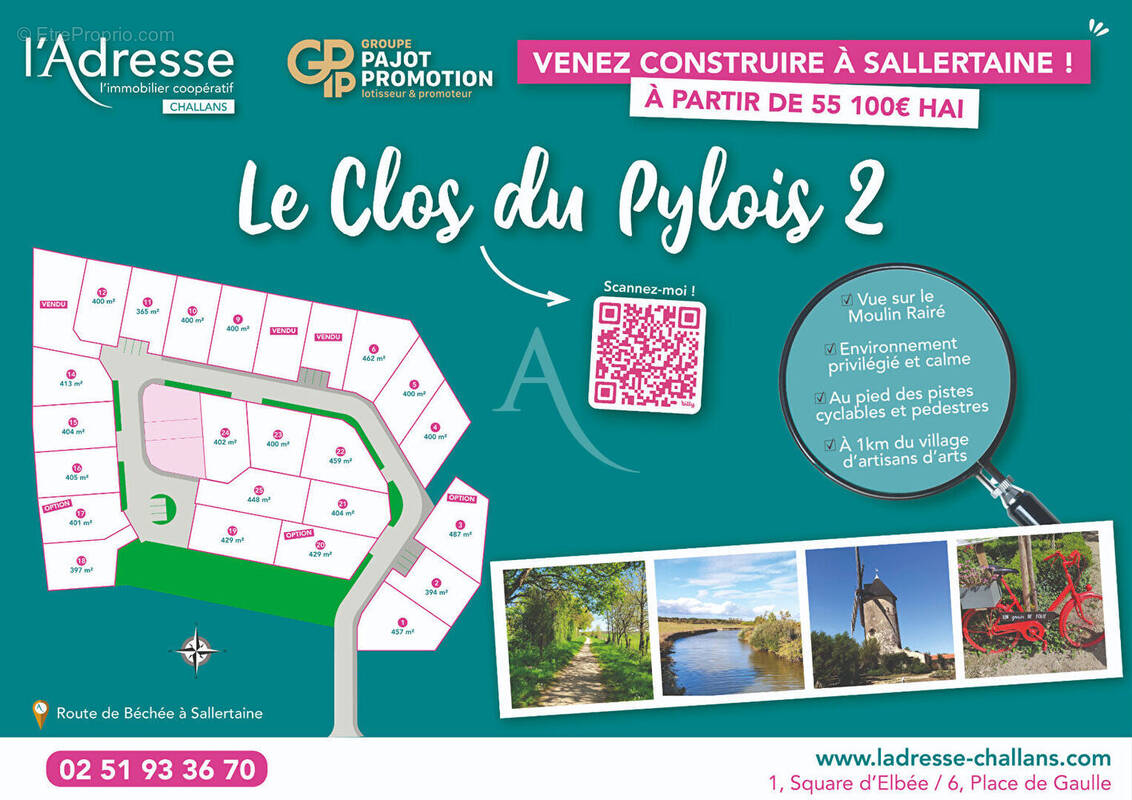 Terrain à SALLERTAINE