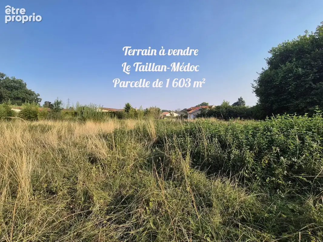Terrain à LE TAILLAN-MEDOC