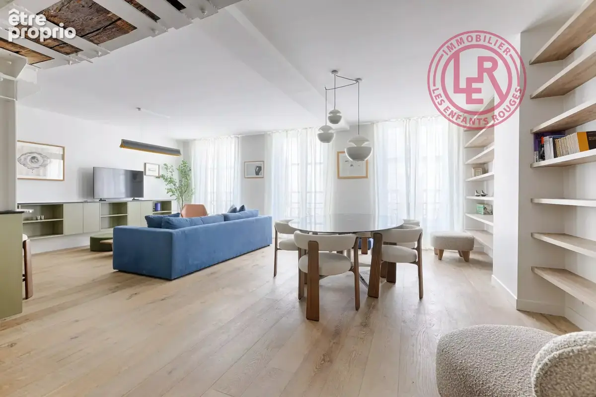 Paris 3ème - Quartier des Enfants Rouges - Appartement d’exception au calme, entièrement rénové - photo 2