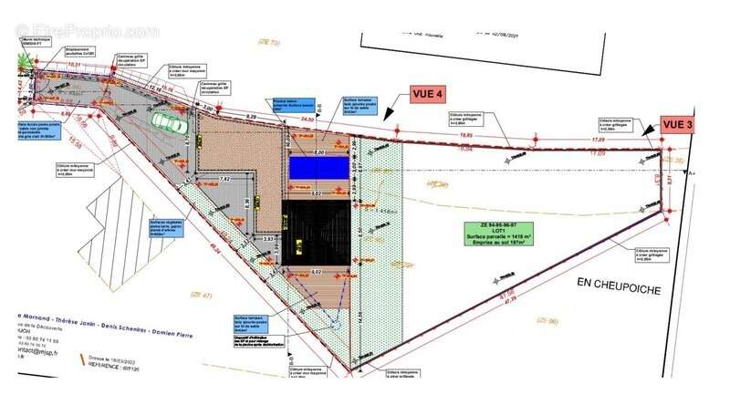 Prenois terrain constructible de 1462m2 - photo 2