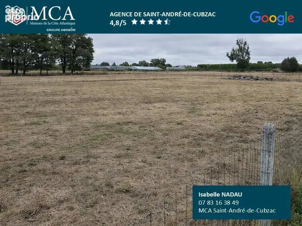 Terrain 565 m² à vendre à Saint-Laurent-D'arce (33240) - photo 2