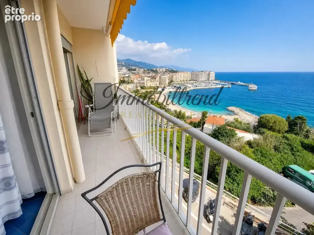 EXCLUSIF Cap d’Ail, 2 pièces, vue mer, proche Monaco - photo 2