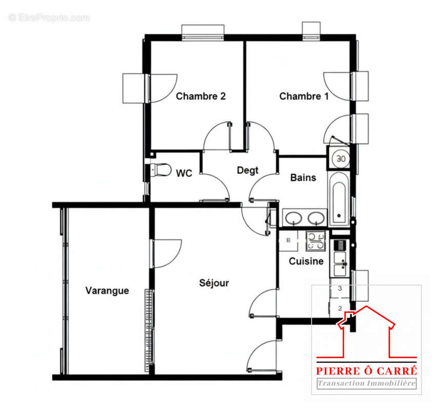 Appartement à SAINT-DENIS
