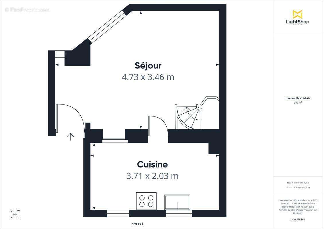 Appartement à PARIS-14E