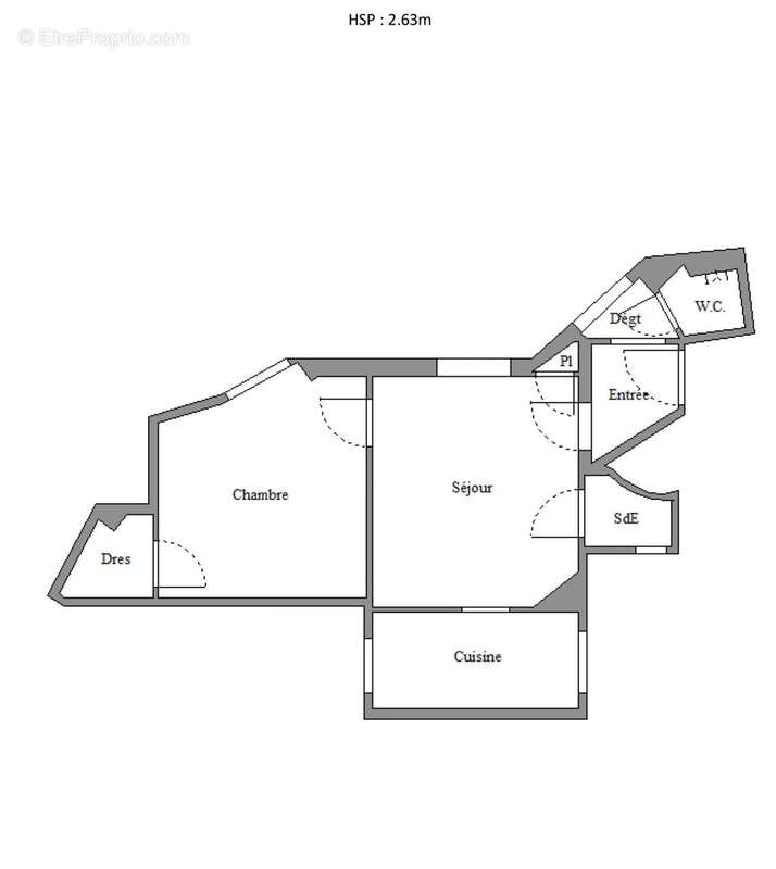 Appartement à PARIS-19E