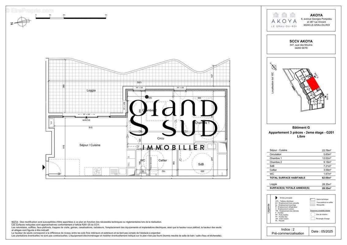 Appartement à LE GRAU-DU-ROI