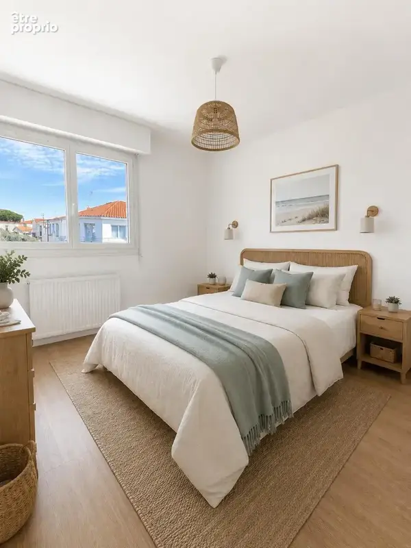 Les sables-d’olonne – t4 rénové avec balcon – 3 chambres - photo 9