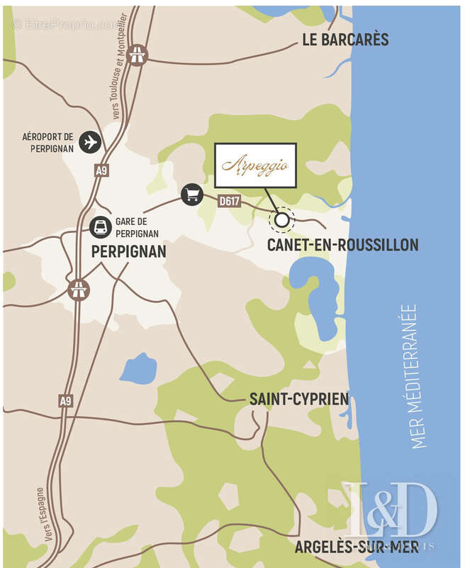 Appartement à CANET-EN-ROUSSILLON