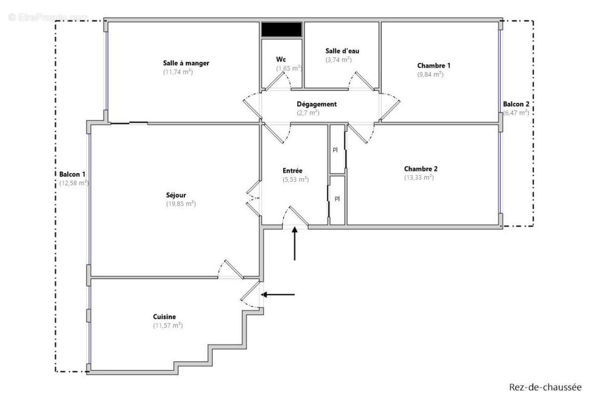 Appartement à RUEIL-MALMAISON