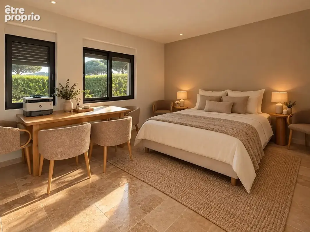 A vendre appartement residence bord de mer, 2 pieces en rez-de-jardin, parking prive aux issambres - photo 6
