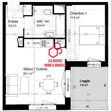 Appartement à BORDEAUX