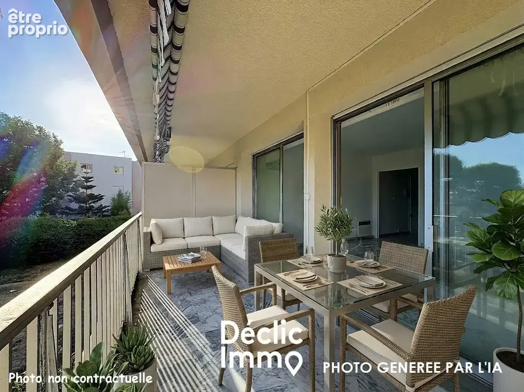 Appartement - 2 pieces - terrasse - box ferme - saint laurent du var - photo 6