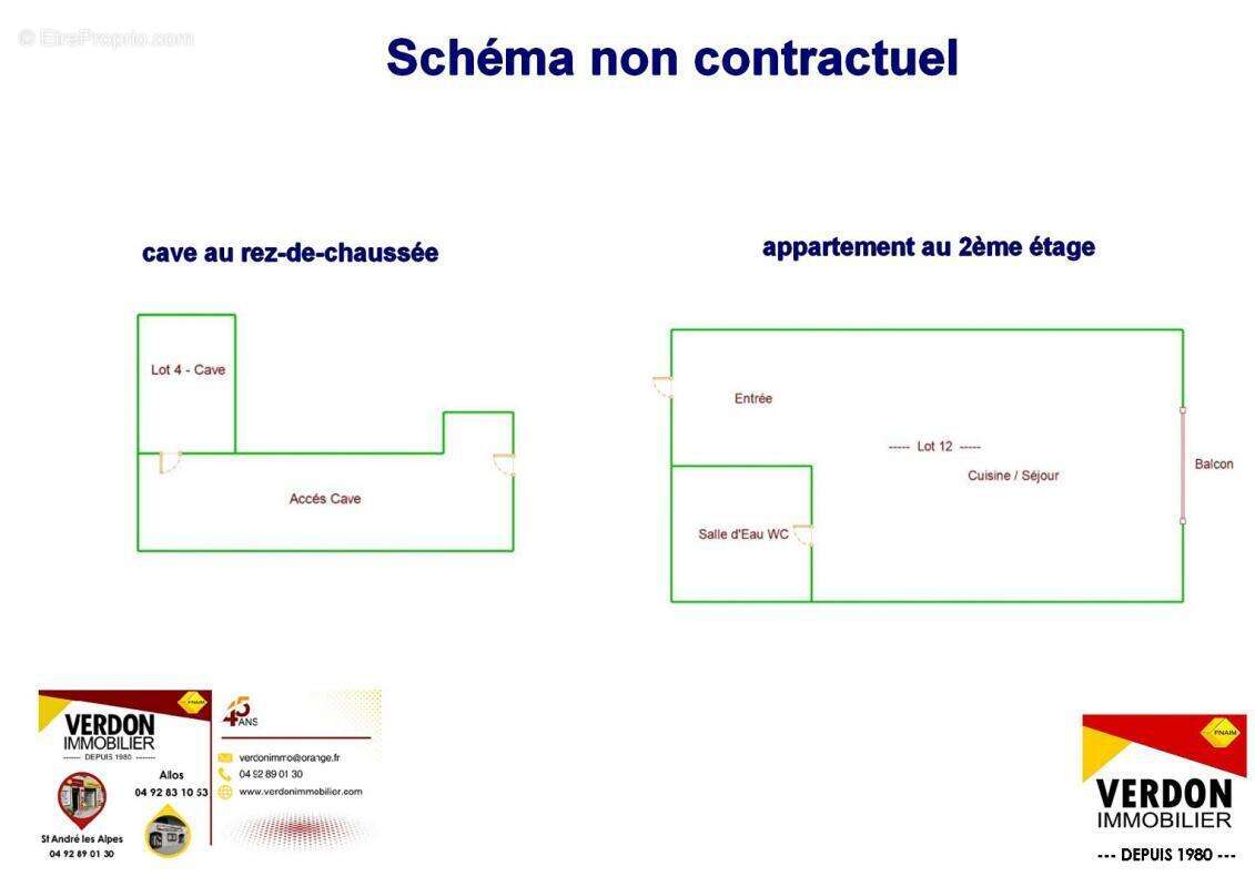 Appartement à SAINT-ANDRE-LES-ALPES