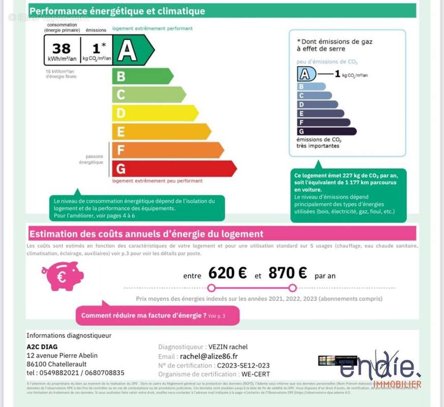 Maison à CHATELLERAULT