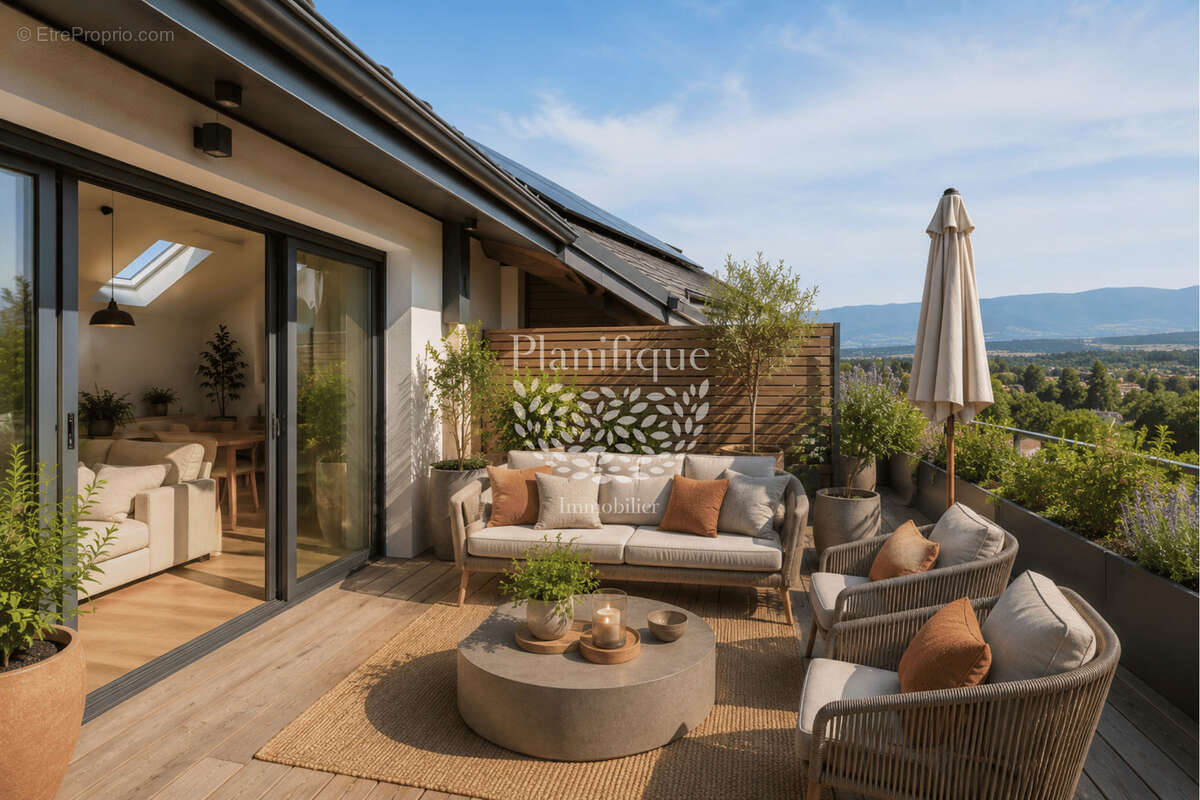 Appartement T3 sous les combles avec terrasse à Ornex - photo 7