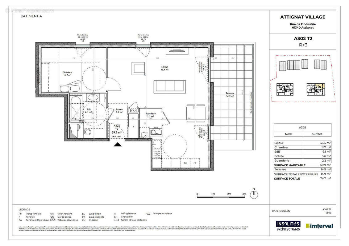 Appartement à ATTIGNAT