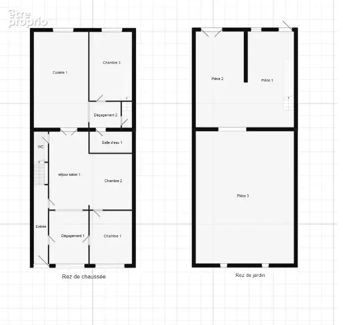 Maison de rue - Immeuble de 205m2 avec cave et jardin à Vic-Fezensac - photo 13