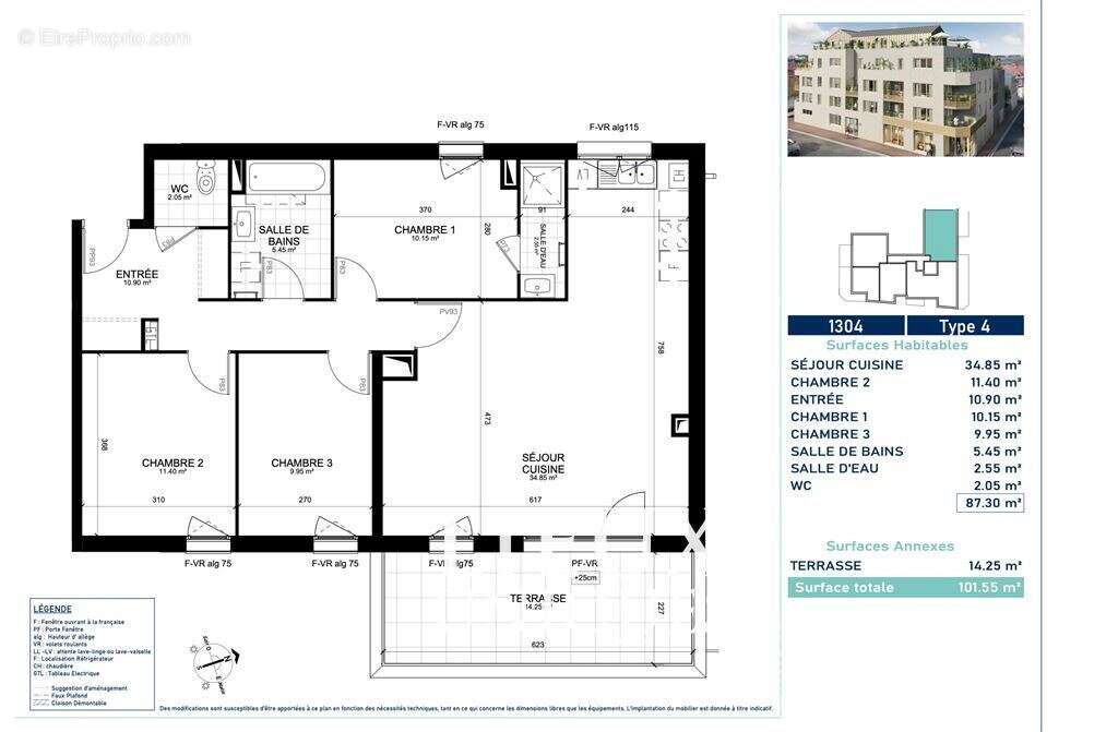 Appartement à MARCQ-EN-BAROEUL