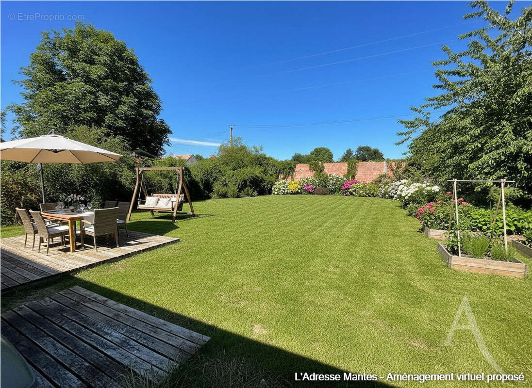 Maison 4 pièces, 3 chambres, jardin, garage, Limetz-Villez, maison de 2019 - photo 14