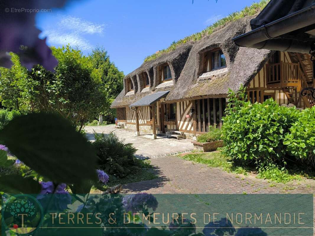 A 5 minutes de beuzeville (27210), magnifique propriete normande avec dependances, piscine interieur et parc de 1.6 hectares. - photo 3