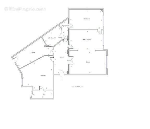 Appartement à PARIS-15E