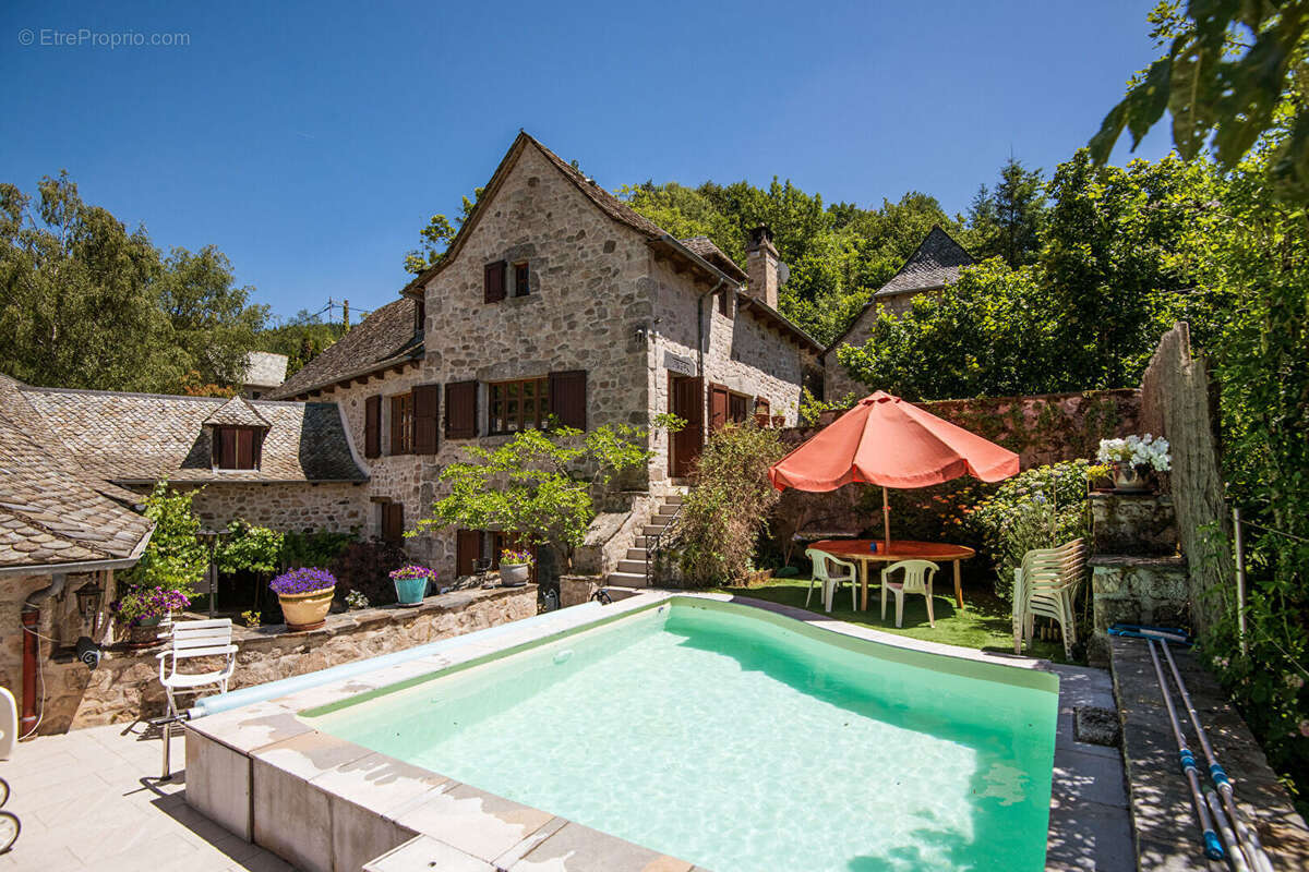 Ensemble en pierre d'exception aux portes de l'Aubrac : 4 maisons restaurées, piscine & patio - photo 5